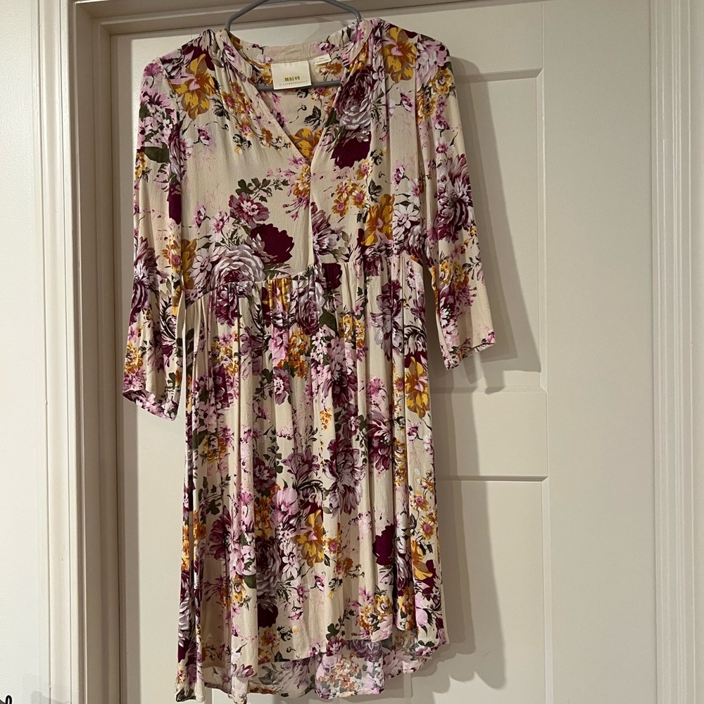 Anthropologie Floral Dress